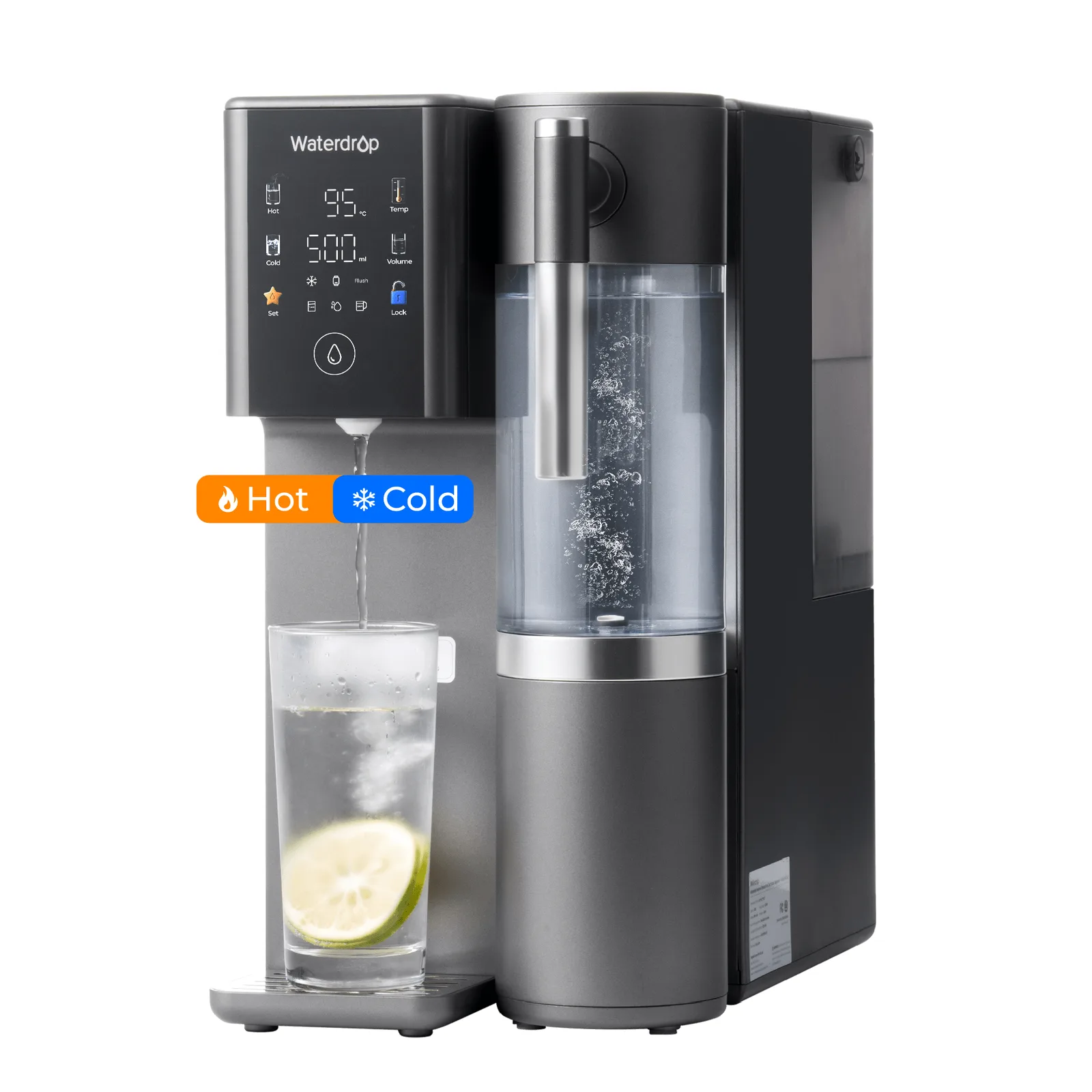 Waterdrop Reverse Osmosis Hot Cold Water Dispenser, A2