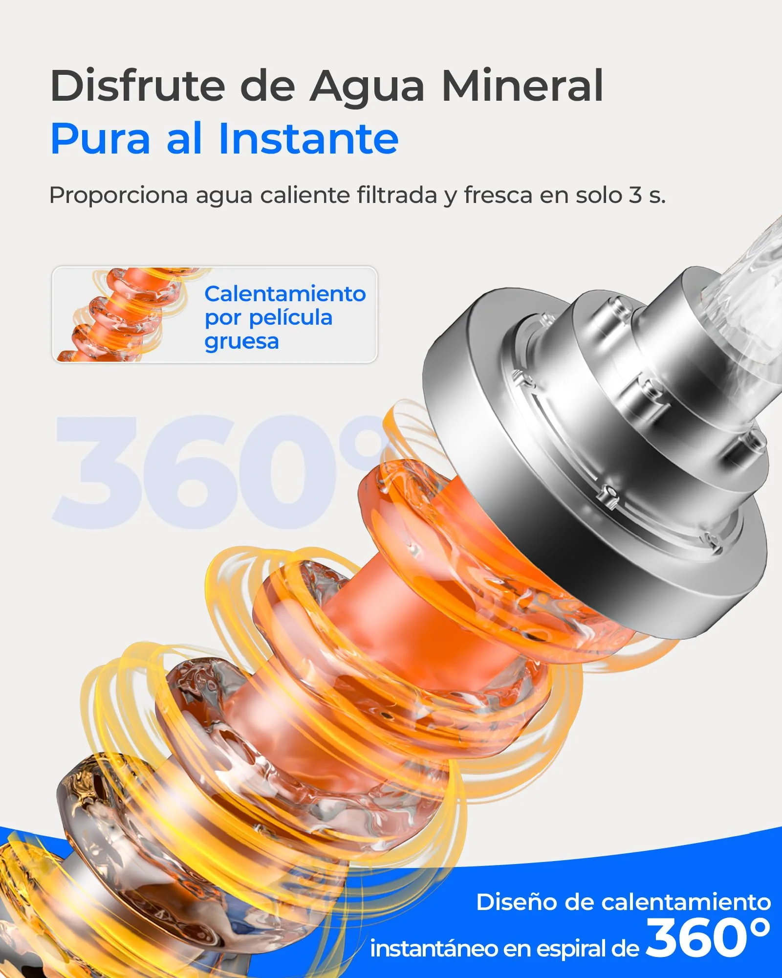 Vista 4 de Waterdrop K19-HG Sistema Mineralizado Ósmosis Inversa con Calor Instantáneo